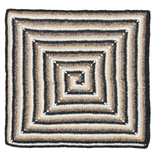 Lion Brand Spiraling Into Winter Afghan Crochet Kit