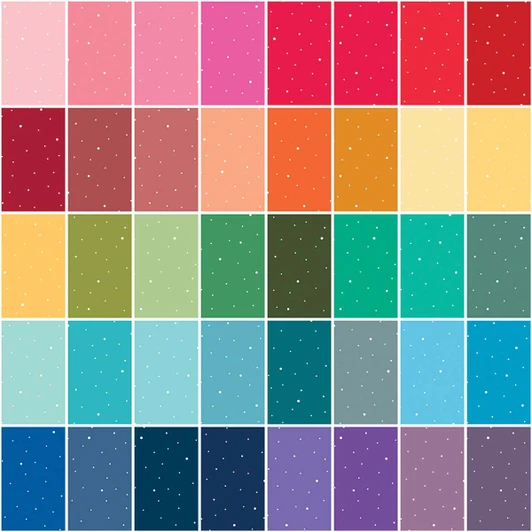 Riley Blake Designs Dapple Dot Jelly Roll Fabric