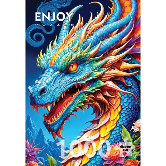 Enjoy Blue Dragon Jigsaw Puzzle