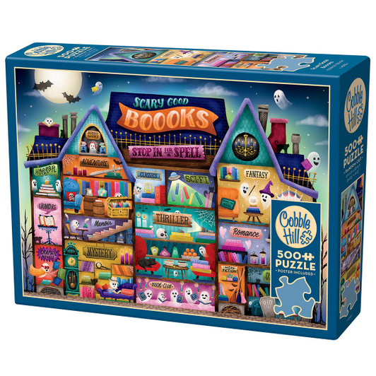Cobble Hill Scary Good Books Jigsaw Puzzle