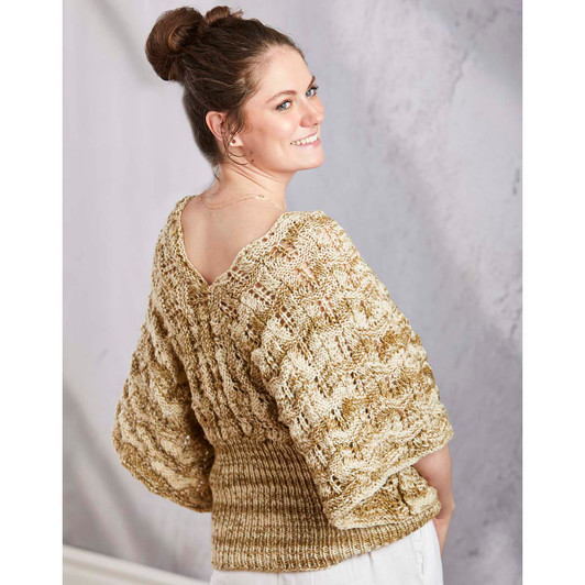 Herrschners Sand & Shoreline Dolman Knit Kit