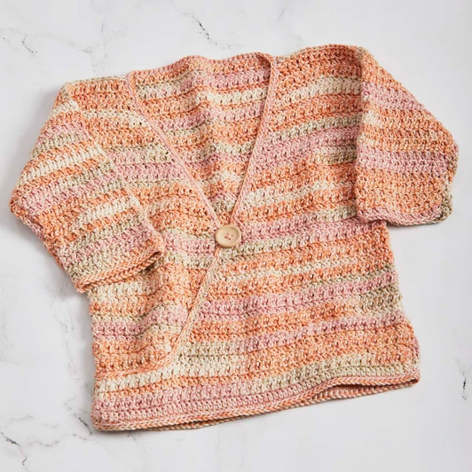 Herrschners Faux Ever Wrap Top Crochet Kit