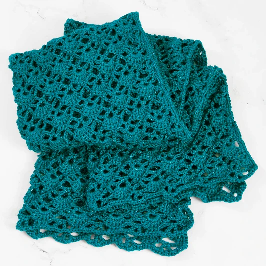 Herrschners Marielle Stole Crochet Kit