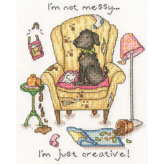 Bothy Threads Mucky Pup Counted Cross-Stitch Kit