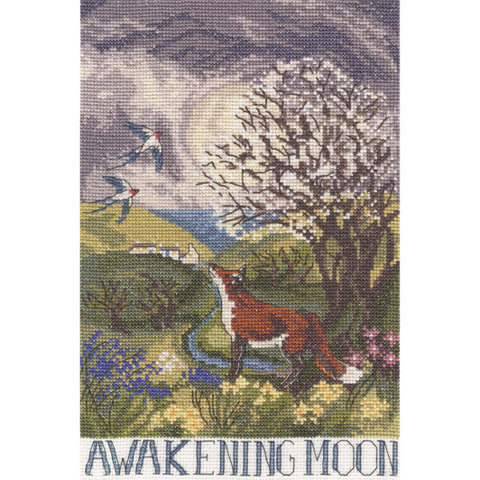 Bothy Threads Awakening Moon Counted Cross-Stitch Kit