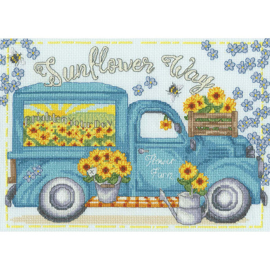 Bothy Threads Sunflower Way Counted Cross-Stitch Kit