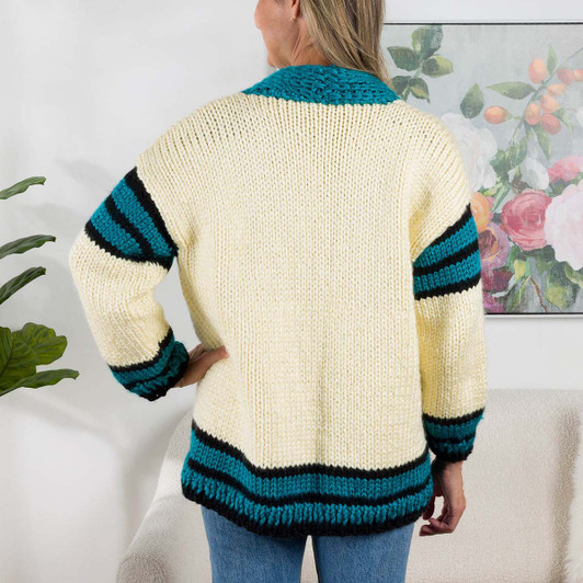 Bernat Library Cardigan Knit Kit