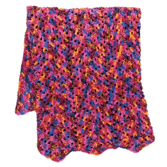 Bernat Candy Chevron Blanket Crochet Kit