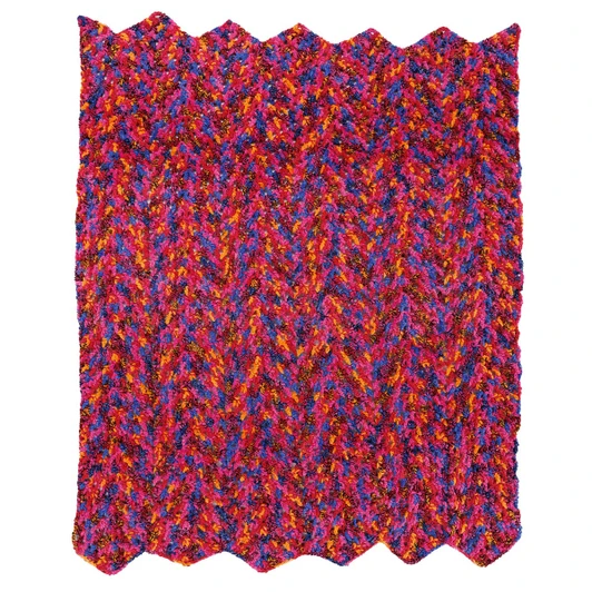 Bernat Candy Chevron Blanket Crochet Kit