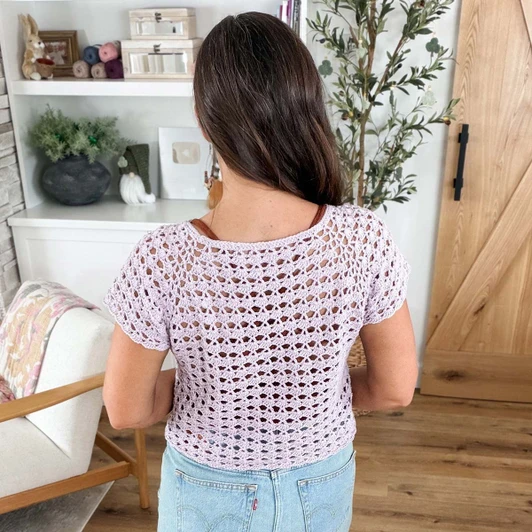Willow Yarns Selene Shell Stitch Top Crochet Kit