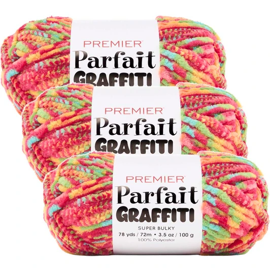 Premier Parfait Graffiti-Bag of 3 Yarn Pack