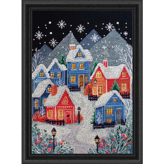 Abris Art The Night before Christmas Counted Cross-Stitch Kit