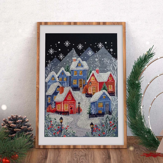 Abris Art The Night before Christmas Counted Cross-Stitch Kit