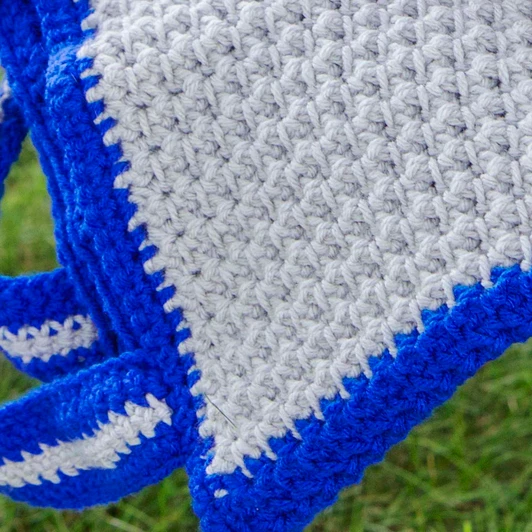 Herrschners Bleacher Buddy Blanket Crochet Kit
