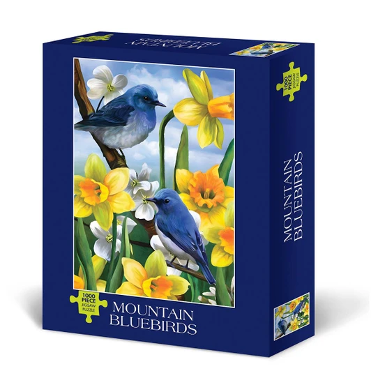 Willow Creek Press Mountain Bluebirds Jigsaw Puzzle