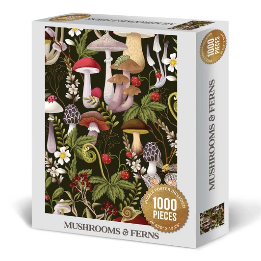 Willow Creek Press Mushrooms & Ferns Jigsaw Puzzle