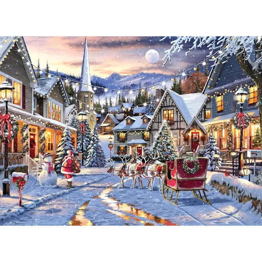 Willow Creek Press Santa's Last Stop Jigsaw Puzzle