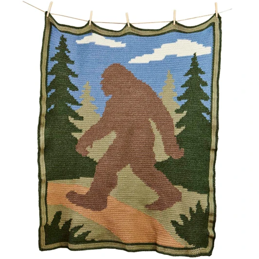 Herrschners Forest Legend Throw Crochet Kit