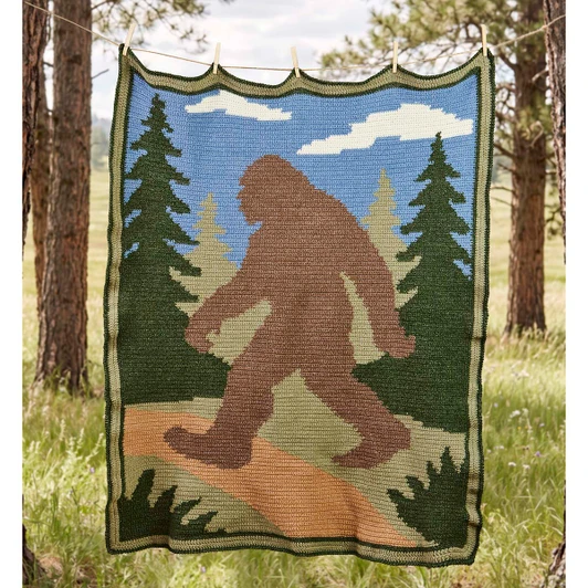 Herrschners Forest Legend Throw Crochet Kit