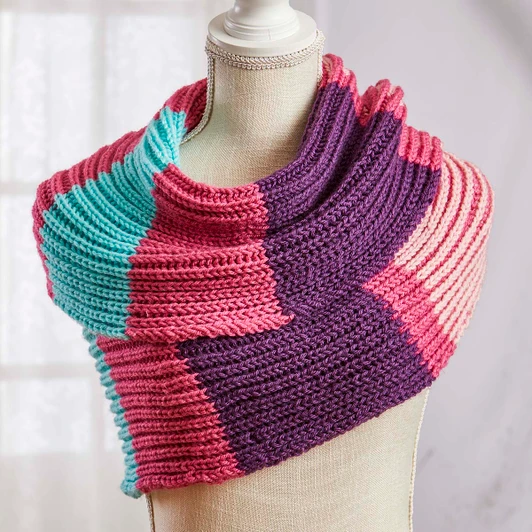 Herrschners Bubblegum Blitz Cowl Yarn Pack