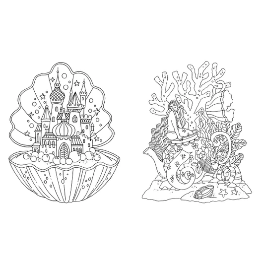 Schiffer Publishing Fantasy World Coloring Book