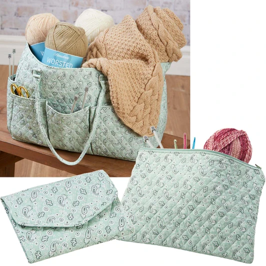 Herrschners Deluxe Crocheters Storage Set Accessory