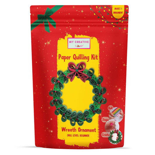 My Creative Camp  Wreath Ornament Paper Quilling Kit