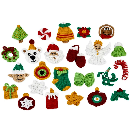 Herrschners The Christmas Ornament Advent Crochet Kit