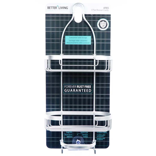 3 Tier Aluminum Shower Caddy