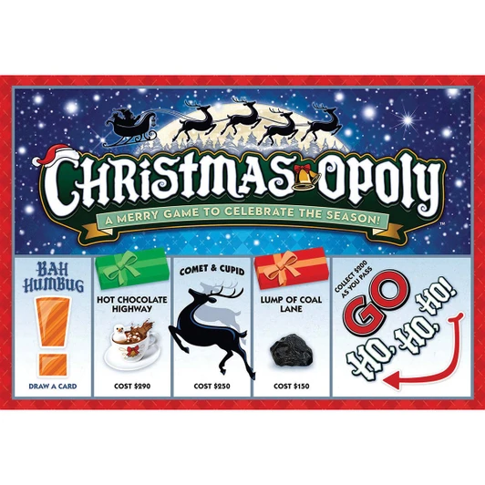Outset Media Christmas-Opoly Game