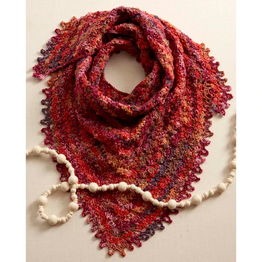 Herrschners Stripe Hype Shawl Paid Download