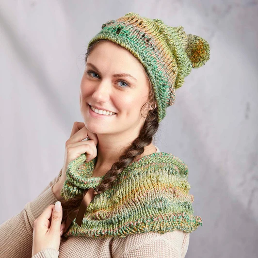 Herrschners Wildwood Hat & Cowl Paid Download
