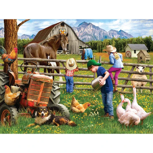 Karmin International Little Helpers Jigsaw Puzzle