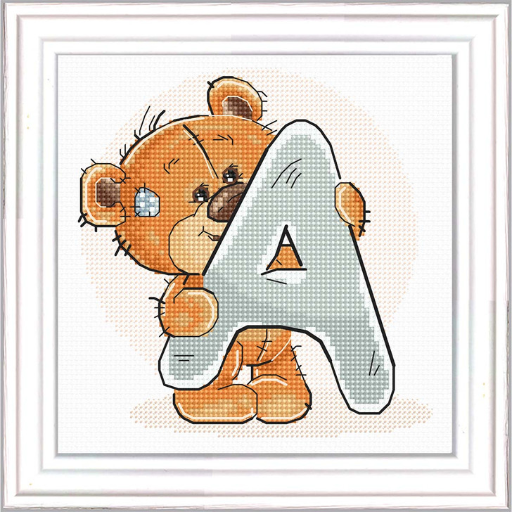 Luca-S The Letter A Counted Cross-Stitch Kit