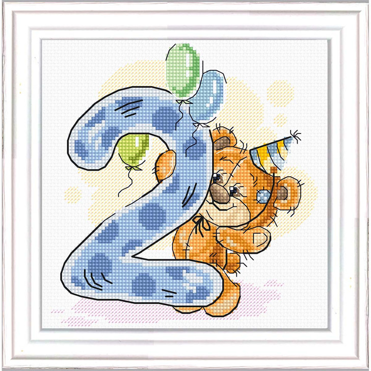 Luca-S The Number 2 Counted Cross-Stitch Kit