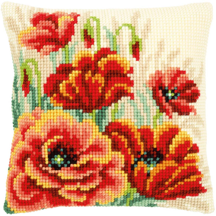 Vervaco Poppies II Needlepoint Kit