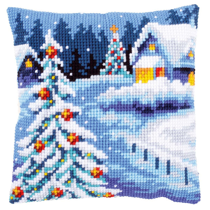 Vervaco Winter Scenery Needlepoint Kit