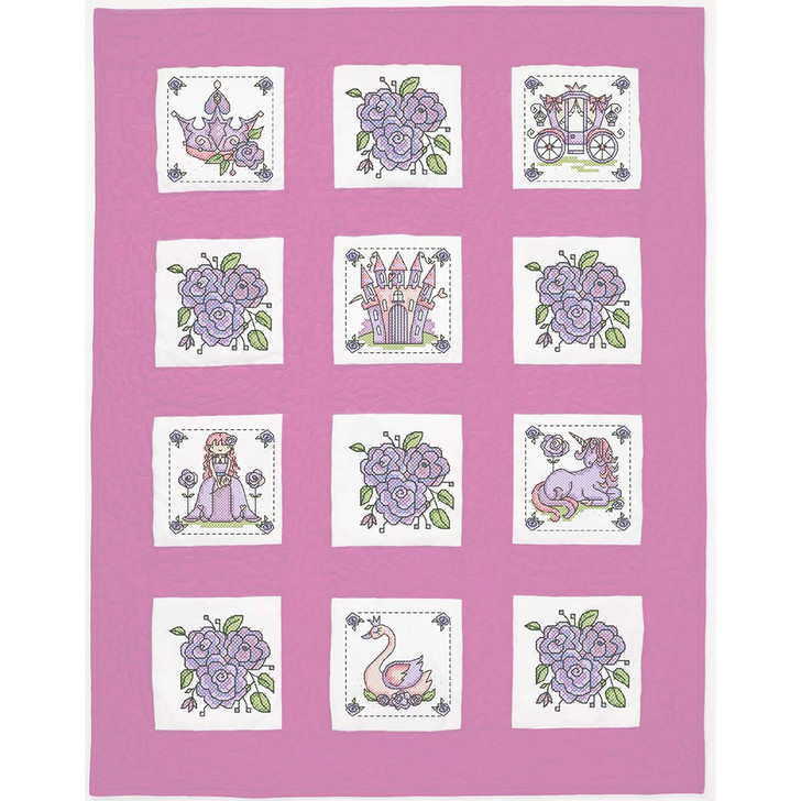 Princess Kid's Quilt Blocks Thread Kit