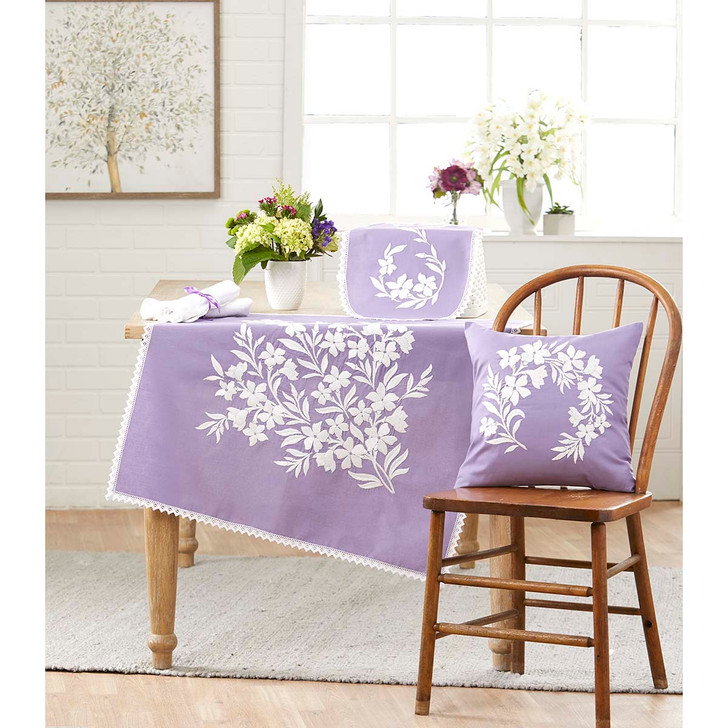 Nob Hill Soft Violet Ensemble Stamped Embroidery