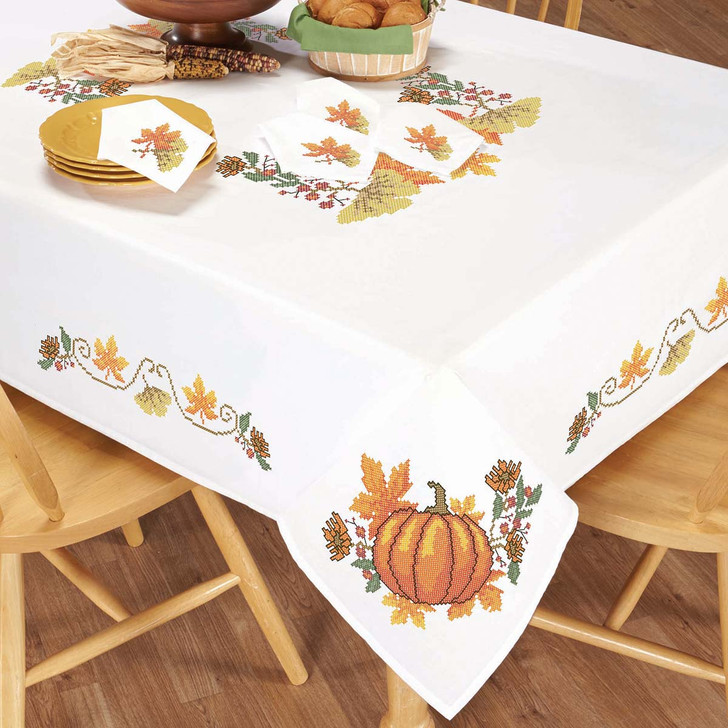 Fall Foliage 50 x 50", 50 x 70", or 60" Round Thread Kit