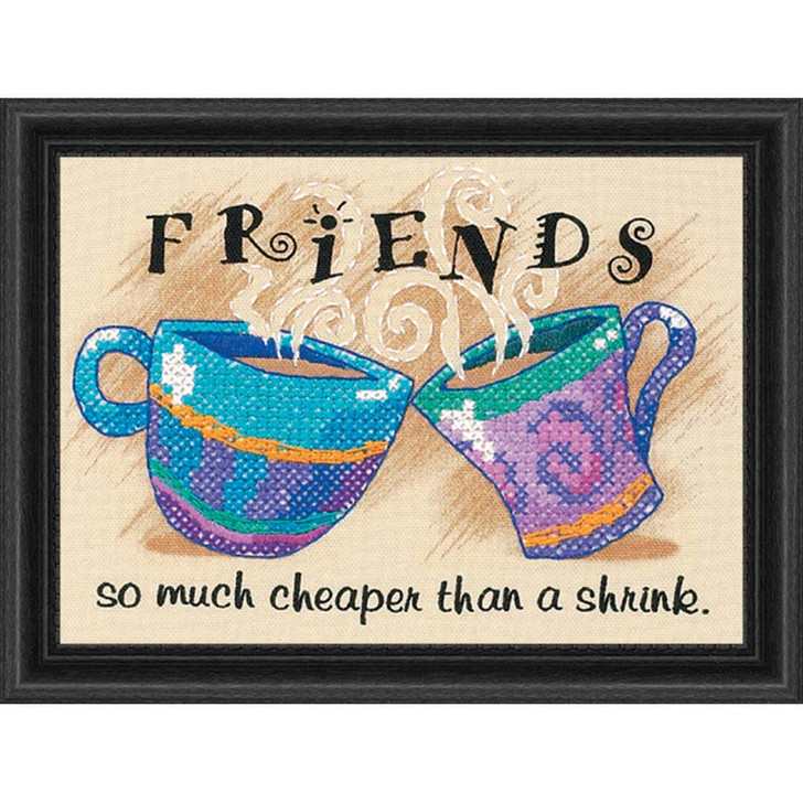 Dimensions Cheaper than a Shrink Stamped Cross-Stitch Kit