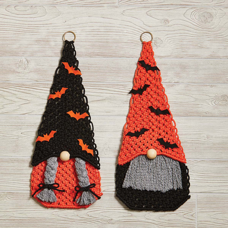 Herrschners Halloween Gnomes Macrame