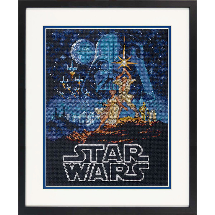 Dimensions Luke and Princess Leia Counted Cross-Stitch Kit