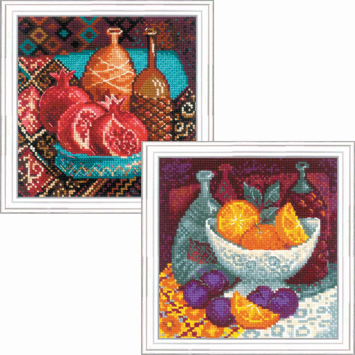 RIOLIS Pomegranates & Oranges Set Counted Cross-Stitch