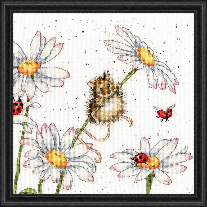 Bothy Threads Daisy Mouse Kit & Frame