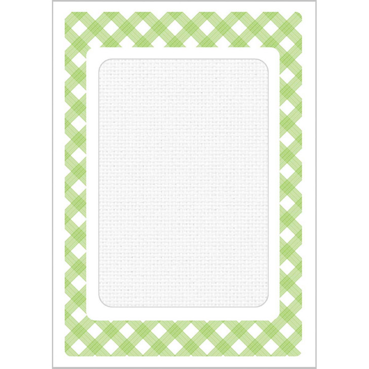 Tri-fold Lime Green Cards Set/12