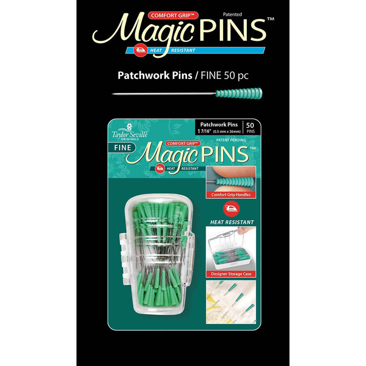 Taylor Seville Magic Pins Fine Patchwork Pins Accessory