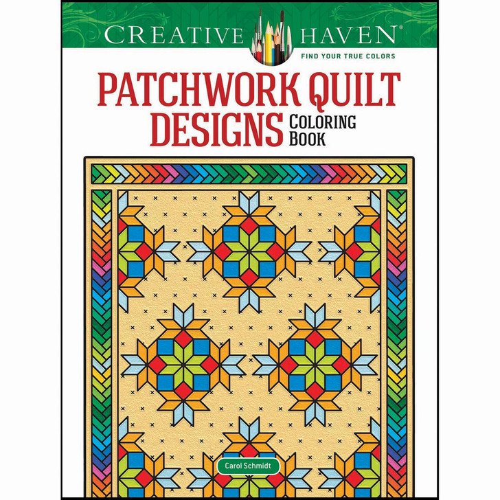 Dover Patchwork Quilt Designs Coloring Book