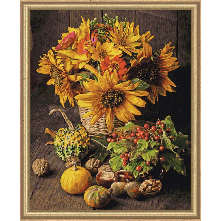 Schipper Colorful Autumn Still Life Paint-by-Number Kit