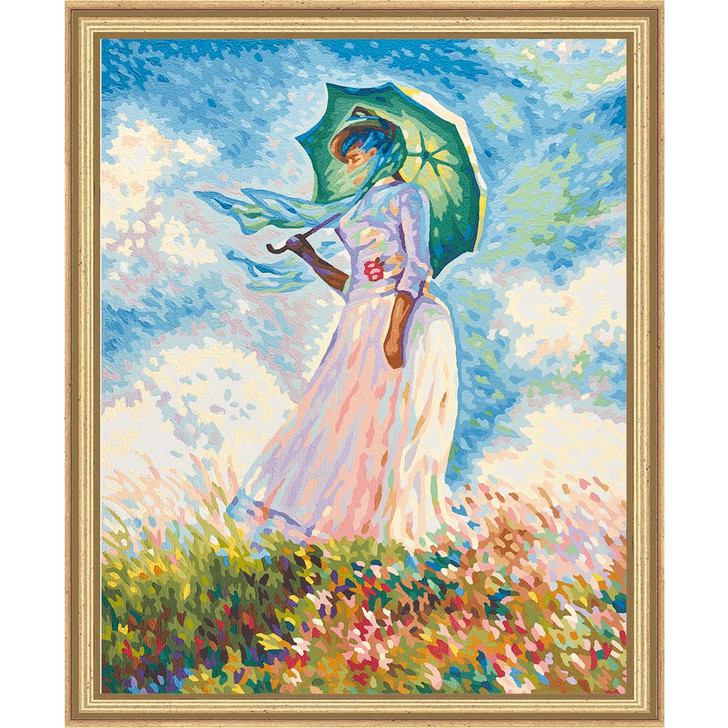 Schipper Woman with a Parasol Paint by Number Kit